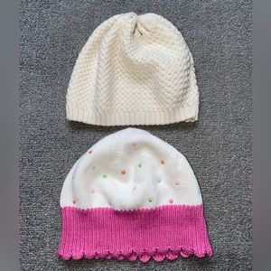 Gymboree - Old Navy baby girl hats size 6-12 Months